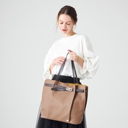 コンビカラーA4トートバッグ