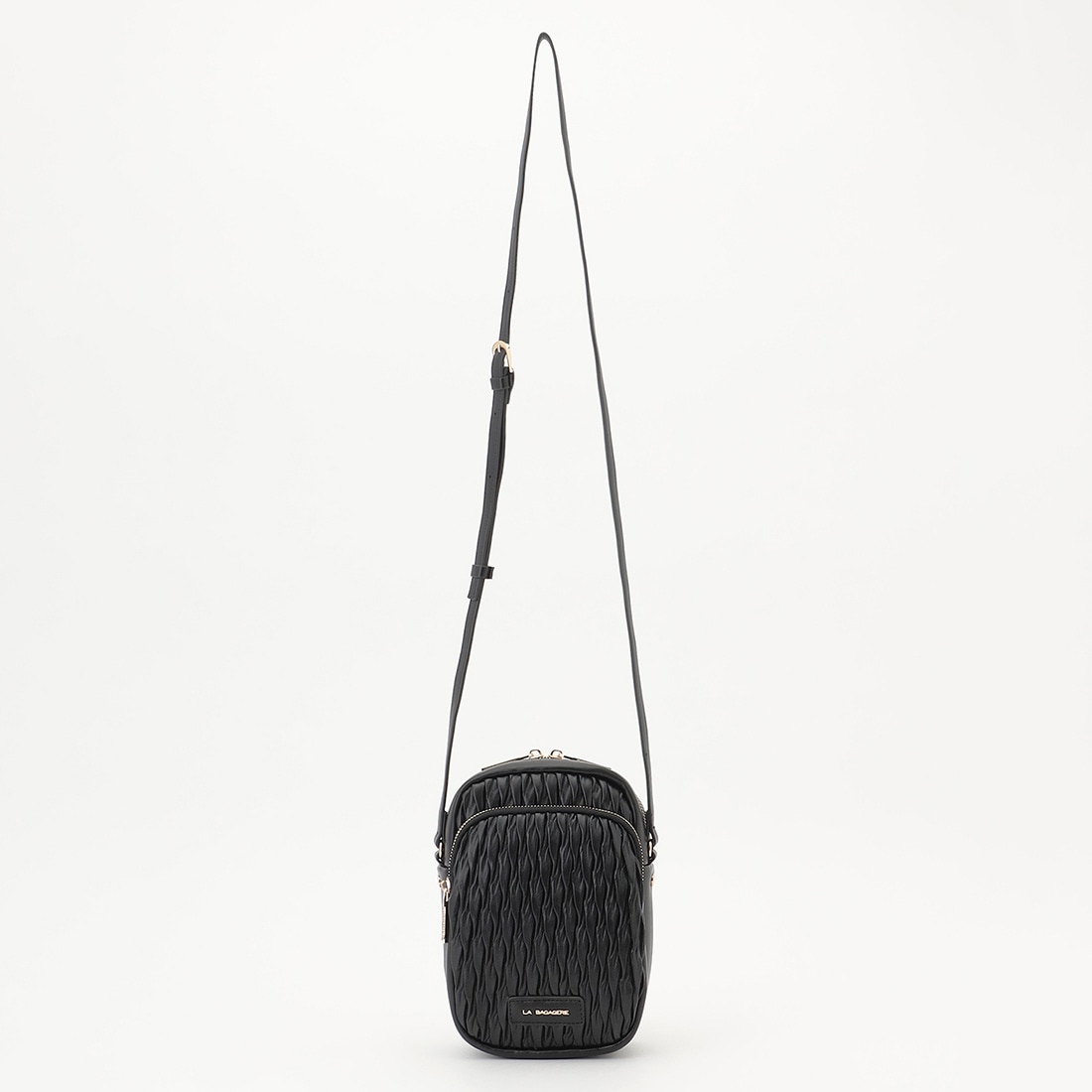 ランダムプリーツショルダーバッグ タテ