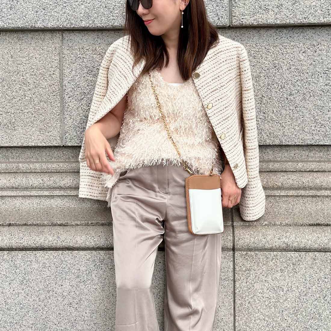 *再入荷!*【インスタグラマー Chiyoさん×LA BAGAGERIE】チェーンスマホショルダー