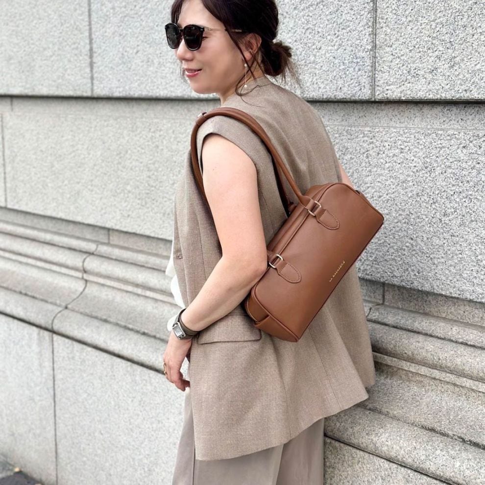 9/12 15時~一般販売開始!【インスタグラマー Chiyoさん×LA BAGAGERIE】スクエアボストン