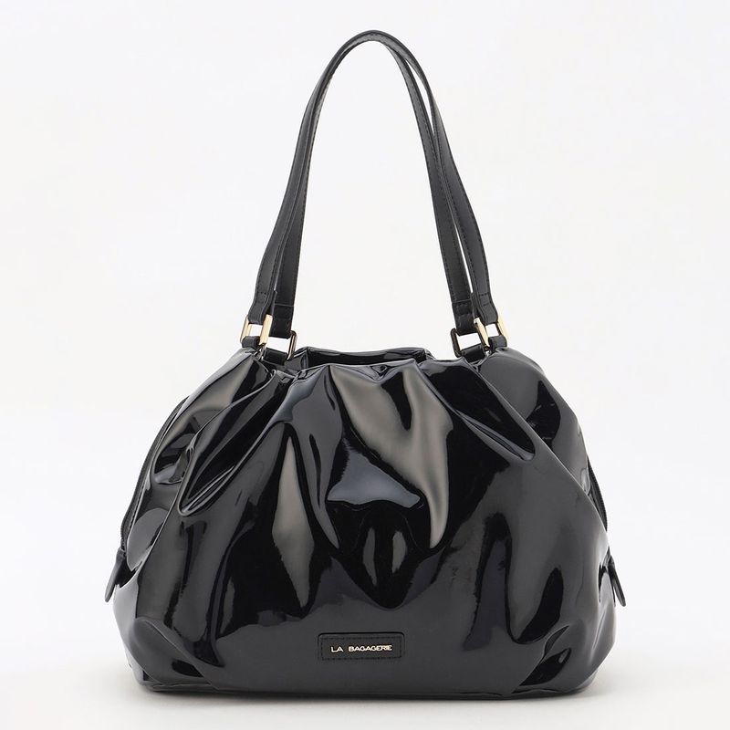 ソフトエナメル2WAYハンドバッグ Mサイズ