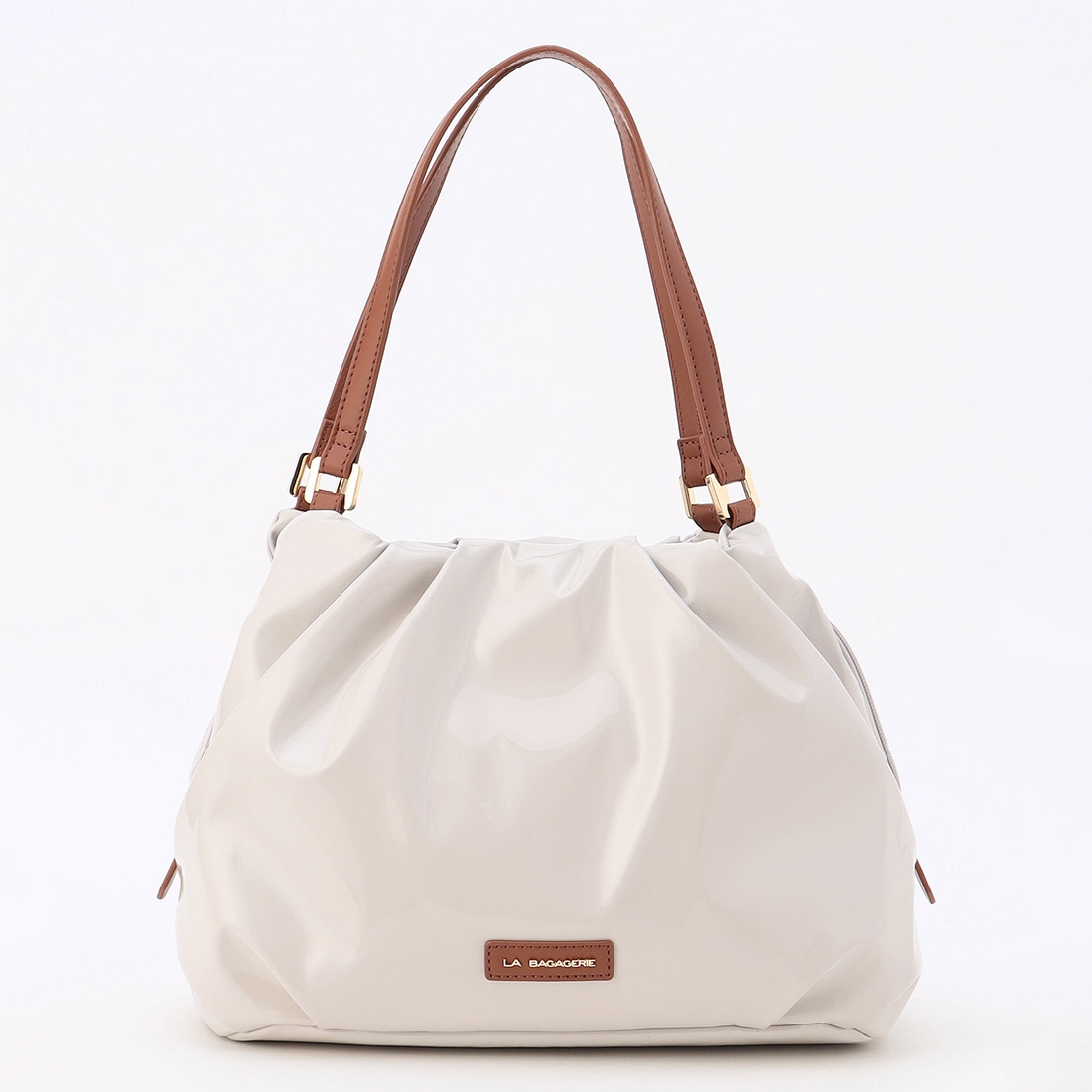 ソフトエナメル2WAYハンドバッグ Mサイズ