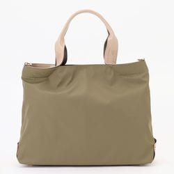 ツイルナイロン×エナメル 2WAYトートバッグ Mサイズ