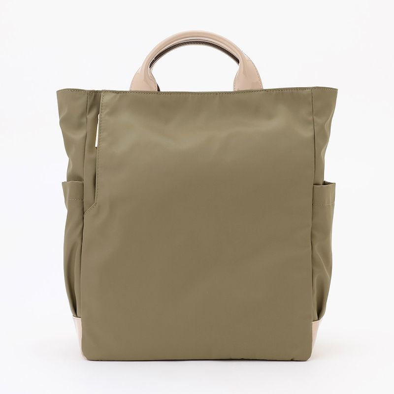 ツイルナイロン×エナメル リュックサック