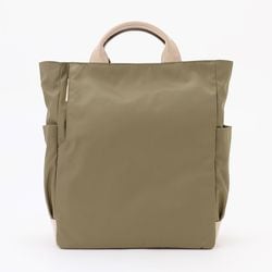 ツイルナイロン×エナメル リュックサック