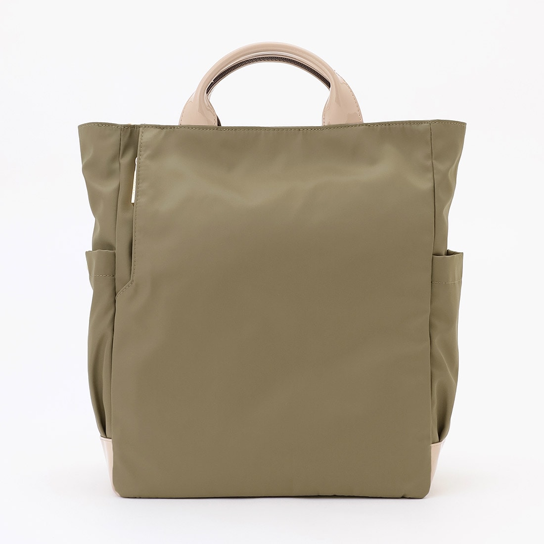 ツイルナイロン×エナメル リュックサック