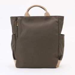 ツイルナイロン×エナメル リュックサック