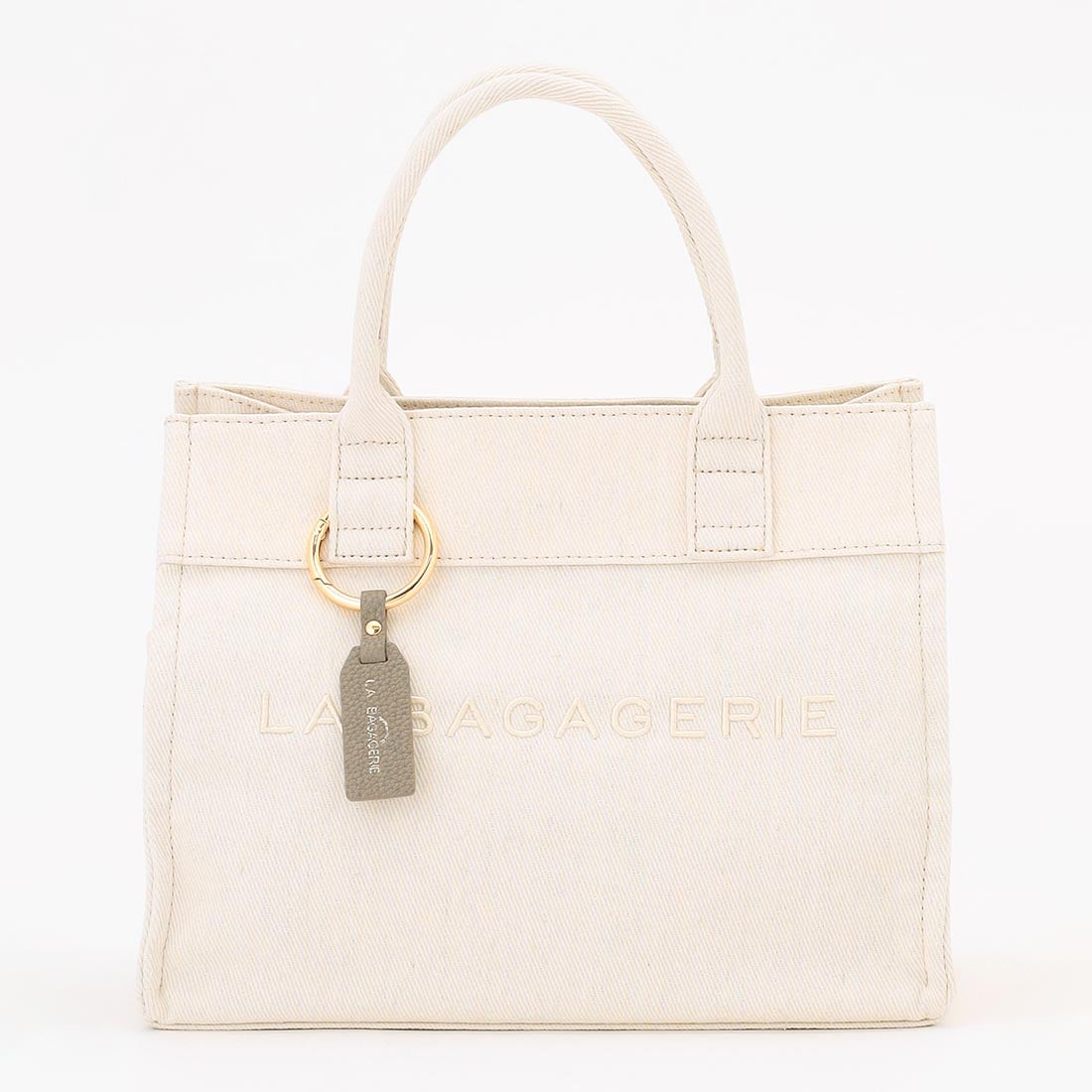 チャーム付きデニムバッグ Sサイズ