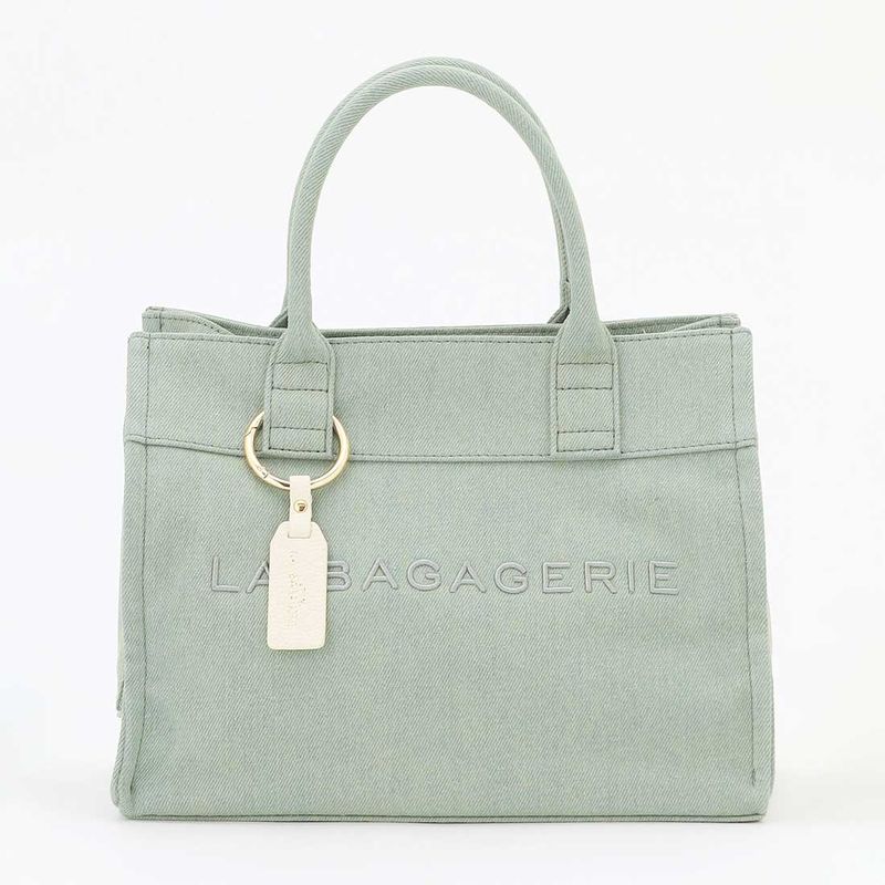 チャーム付きデニムバッグ Sサイズ