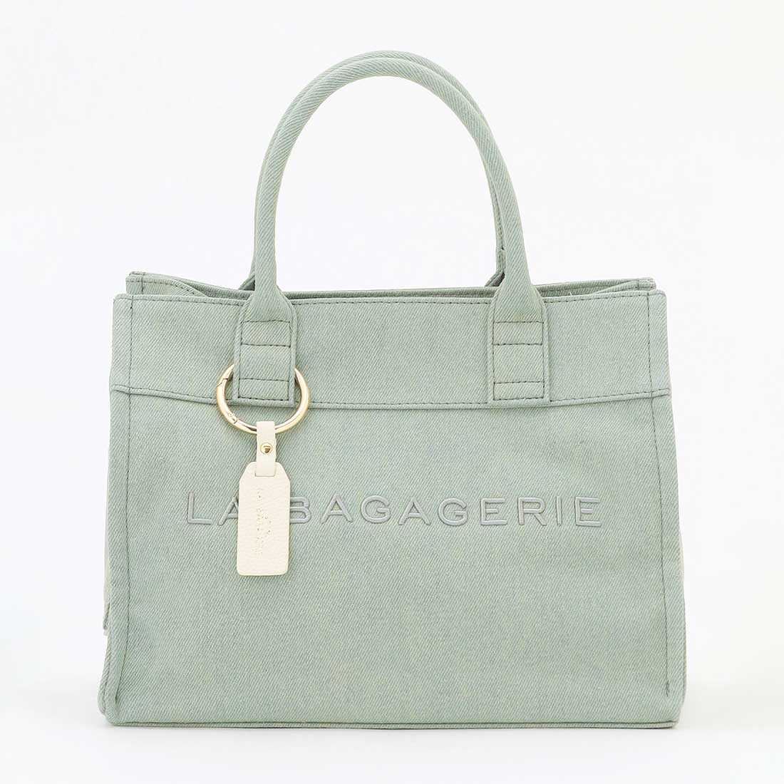 チャーム付きデニムバッグ Sサイズ