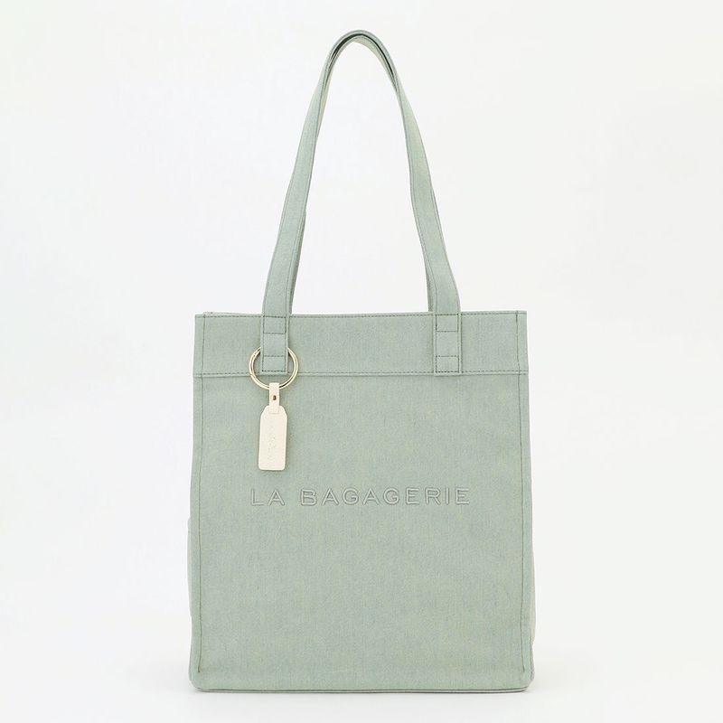 チャーム付きデニムバッグ Mサイズ