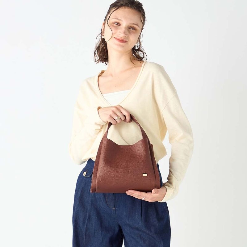 ソフトシュリンク2WAYハンドバッグ small