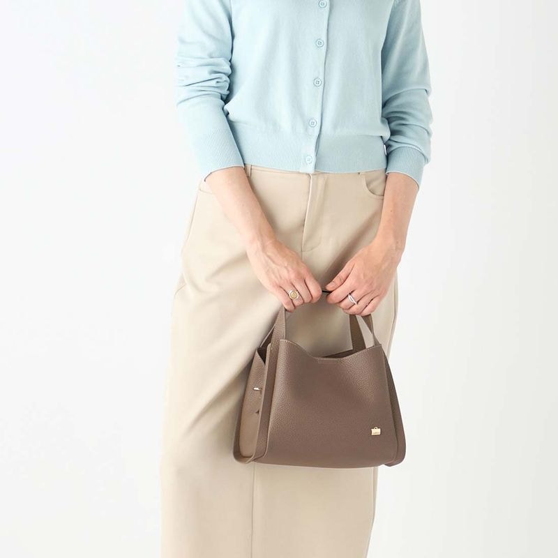 ソフトシュリンク2WAYハンドバッグ small
