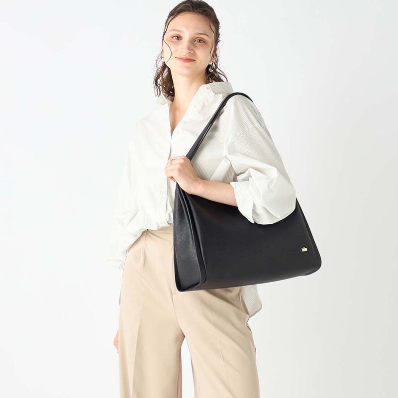 ソフトシュリンク2WAYハンドバッグ large