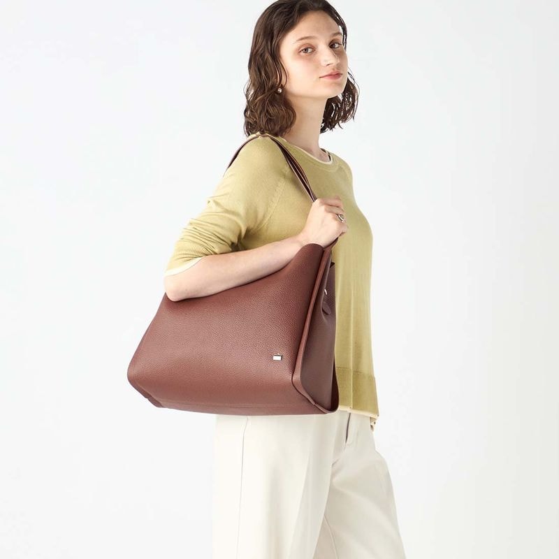 ソフトシュリンク2WAYハンドバッグ large
