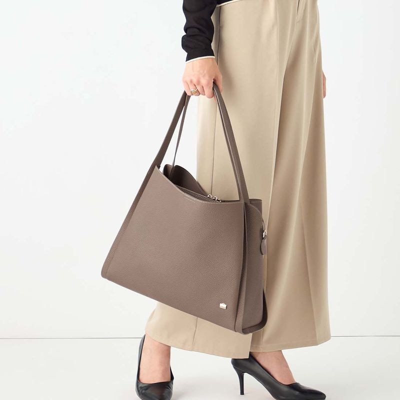 ソフトシュリンク2WAYハンドバッグ large