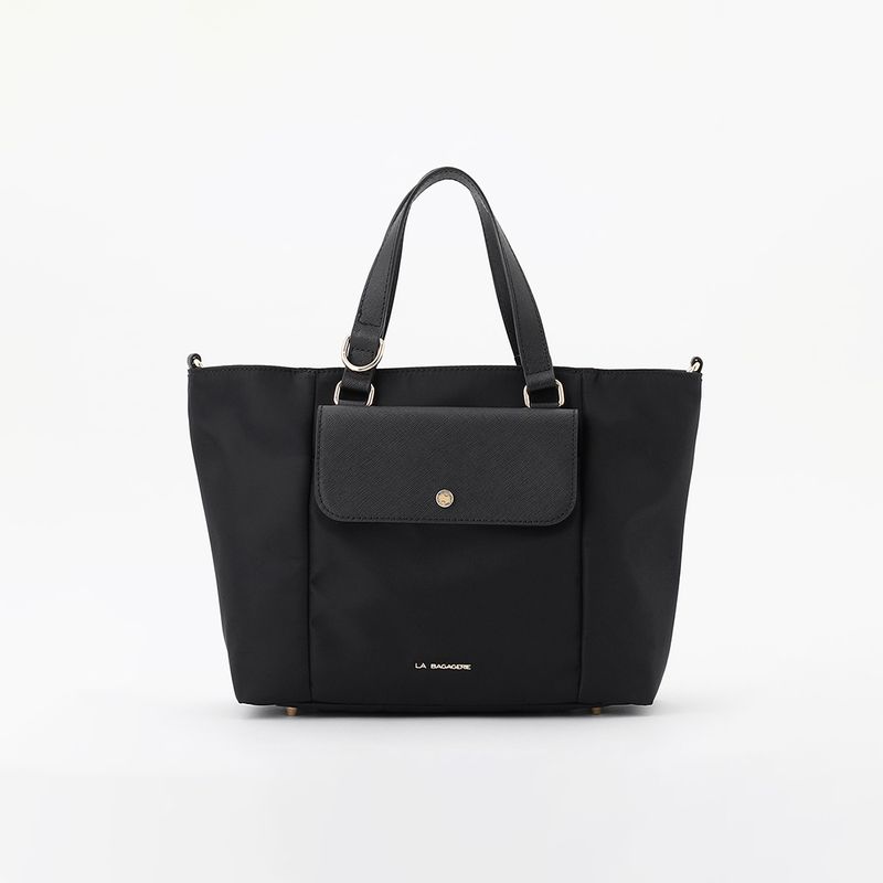 レザーフラップ2WAYトート