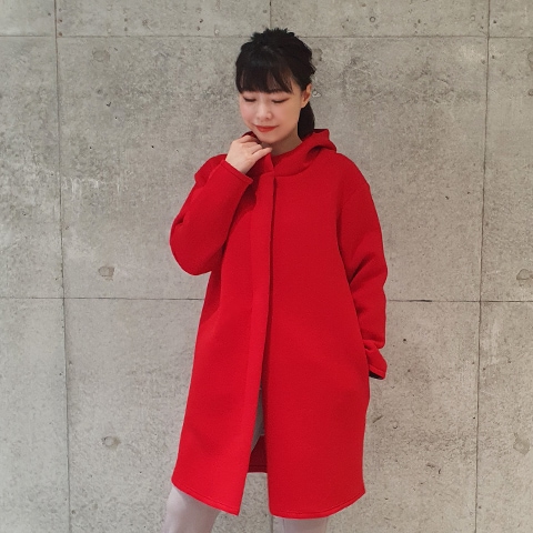 ダンボールニット 2WAYフードコート【9537303】