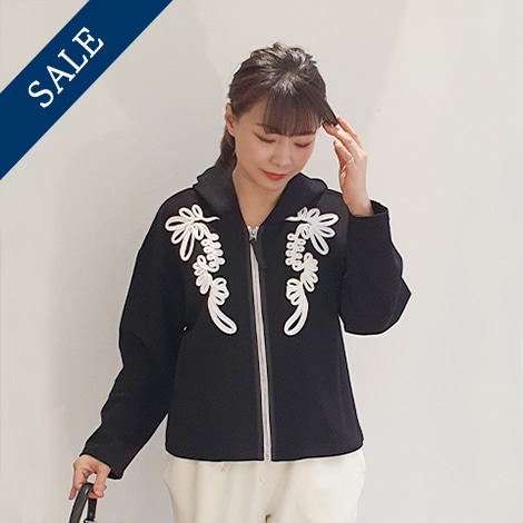 コード刺繍・デザインフーディー【75127】