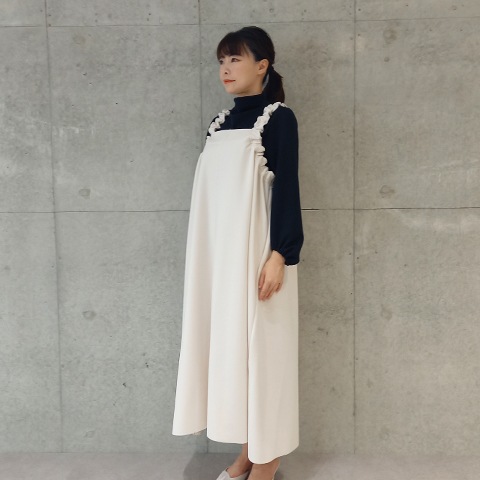 Aqua】肩シャーリングジャンパースカート【5137790】 | おすすめ商品