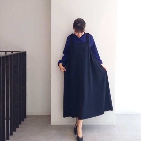 Aqua】肩シャーリングジャンパースカート【5137790】 | おすすめ商品