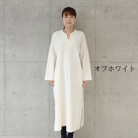 【Aqua】スキッパー衿ワンピース 【5133790】