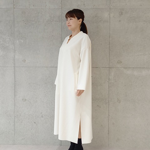 【Aqua】スキッパー衿ワンピース 【5133790】