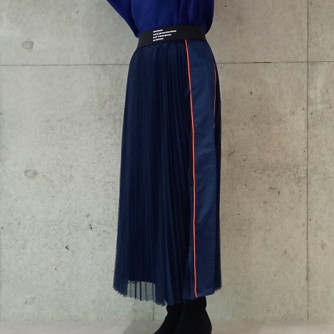 パンチングプリーツ切替スカート【7237301】