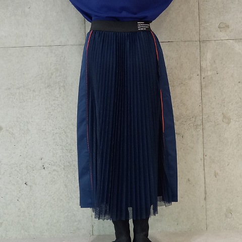 パンチングプリーツ切替スカート【7237301】