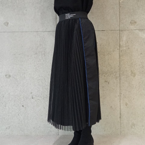 パンチングプリーツ切替スカート【7237301】