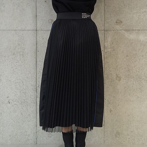 パンチングプリーツ切替スカート【7237301】