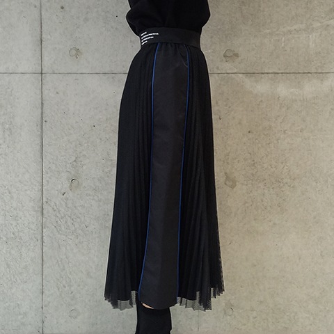 パンチングプリーツ切替スカート【7237301】
