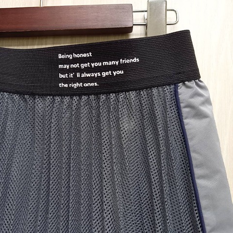 パンチングプリーツ切替スカート【7237301】