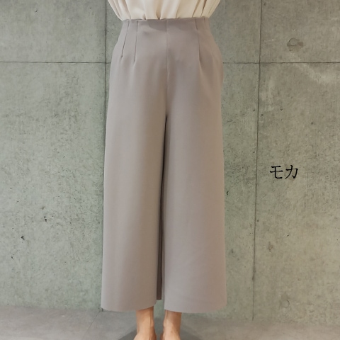 美品【REI】麗　ウール ワイドパンツ レースポケット　FREE　日本製 美品【REI】麗 ウール ワイドパンツ レースポケット FREE 日本製