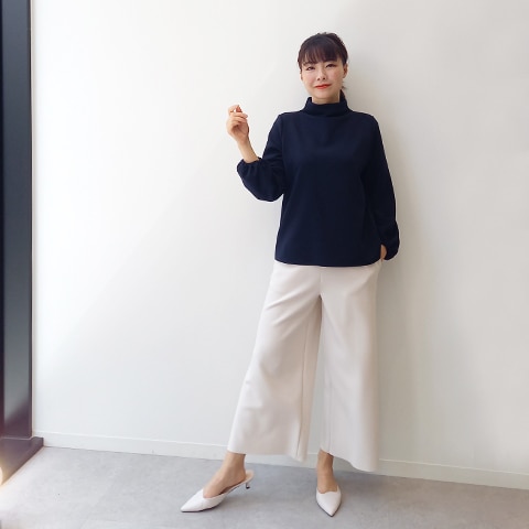 美品【REI】麗　ウール ワイドパンツ レースポケット　FREE　日本製 美品【REI】麗 ウール ワイドパンツ レースポケット FREE 日本製