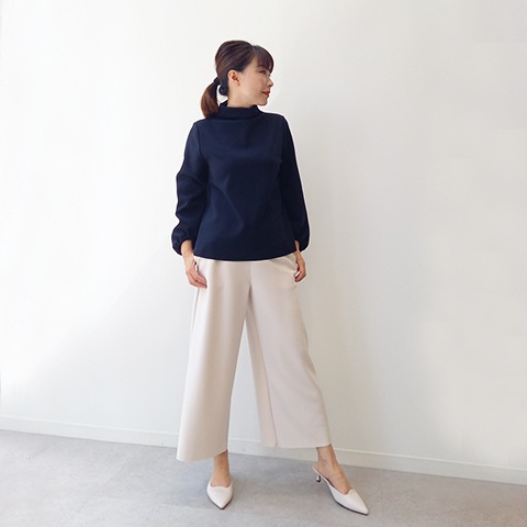 Autumn/Winter 【Aqua】ポケット付きワイドパンツ【6229790