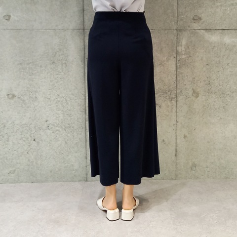 美品【REI】麗　ウール ワイドパンツ レースポケット　FREE　日本製 Autumn/Winter 【Aqua】ポケット付きワイドパンツ【6229790