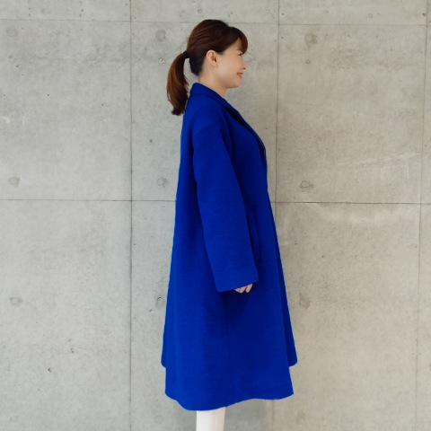 未使用品【MAX&Co.】 フーディミックスツイードコート