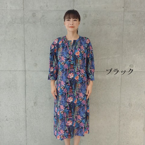 Daja リバティVネックワンピース Afternoon Tea ワンピース Vネックワンピース/リバティプリント