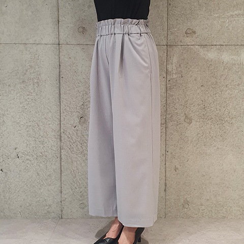 【37.5】ウエストギャザータックパンツ【6237761】