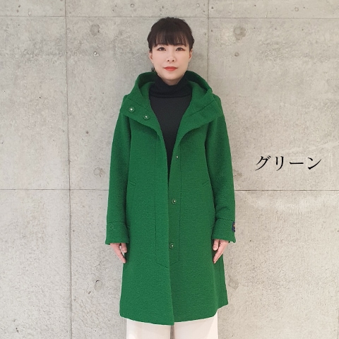 Autumn/Winter 【Mac＆Co.】イタリアウールフーデットコート