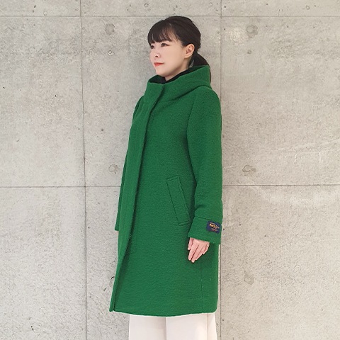 Autumn/Winter 【Mac＆Co.】イタリアウールフーデットコート 【9435790