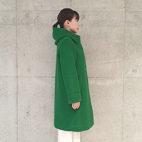 Autumn/Winter　【Mac＆Co.】イタリアウールフーデットコート 【9435790】