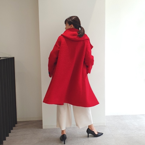 Autumn/Winter　【Mac＆Co.】イタリアウールフーデットコート 【9435790】