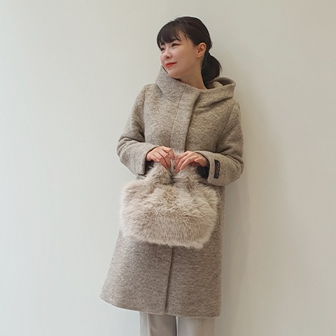 Autumn/Winter 【Mac＆Co.】イタリアウールフーデットコート 【9435790