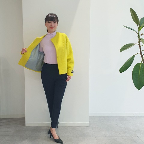 Mac＆Coo】ノーカラーショートウールジャケット【8437790】 | すべての