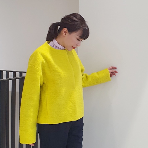 Mac＆Coo】ノーカラーショートウールジャケット【8437790】 | すべての