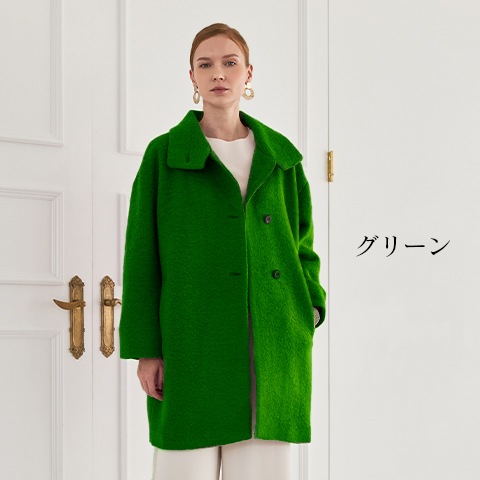 【Mac&Coo】テーラード変型ウールコート【9437791-39】