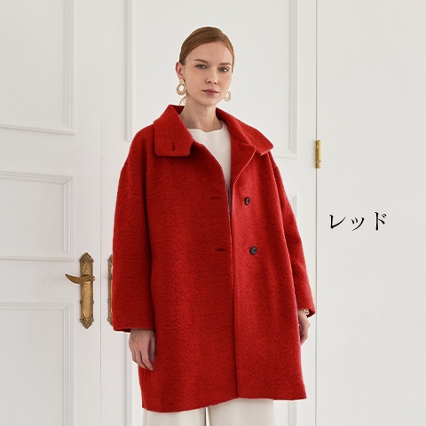 【Mac&Coo】テーラード変型ウールコート【9437791-39】