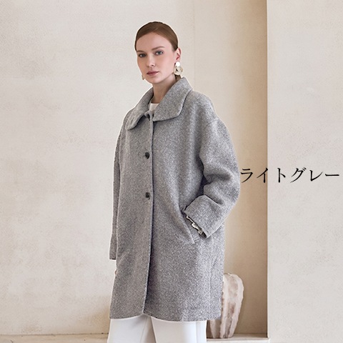 【Mac&Coo】テーラード変型ウールコート【9437791-39】